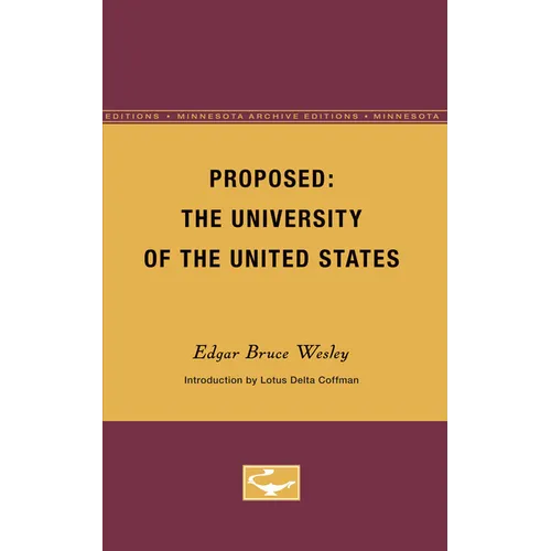 Proposed: The University of the United States - Paperback