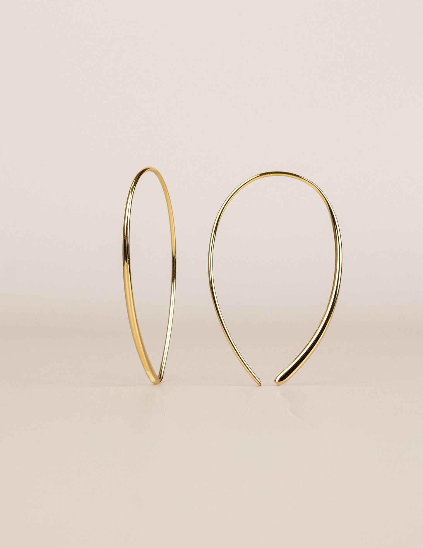Delicate Threader Hoop Earrings