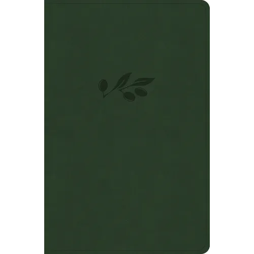 KJV Personal Size Giant Print Bible, Olive Leathertouch - Imitation Leather