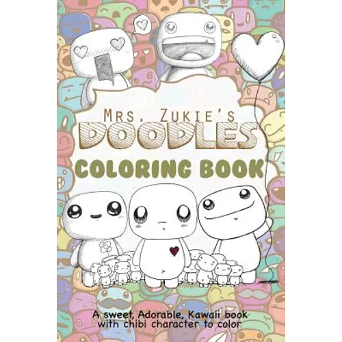 Mrs. Zukie's Doodles Coloring Book - Paperback
