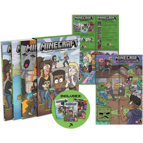 Minecraft Boxed Set (Graphic Novels) - Paperback