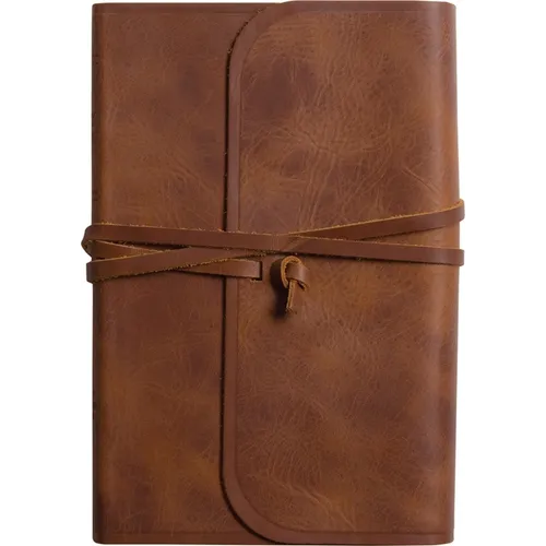 ESV Thinline Bible, Red Letter (Natural Leather, Brown, Flap with Strap) - Leather