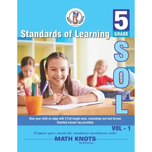 Standards of Learning(SOL) - Grade 5 Vol - 1: Virginia SOL and Common Core - Paperback