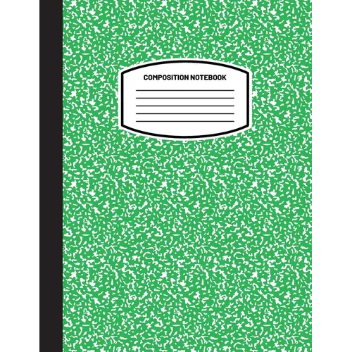 Classic Composition Notebook: (8.5x11) Wide Ruled Lined Paper Notebook Journal (Green) (Notebook for Kids, Teens, Students, Adults) Back to School and - Paperback