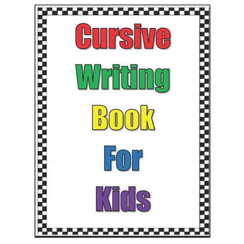 cursive writing book for kids - Paperback