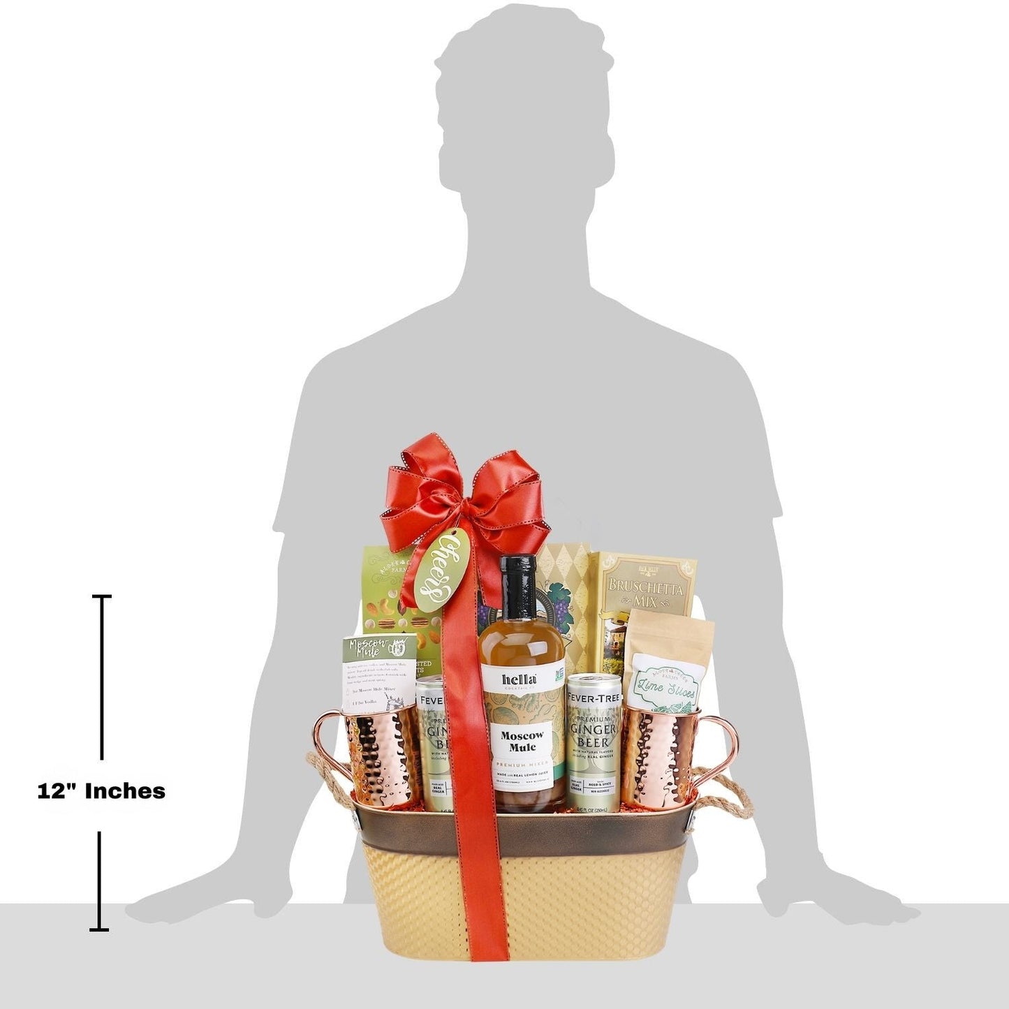 Moscow Mule Handcrafted Cocktail Gift Basket