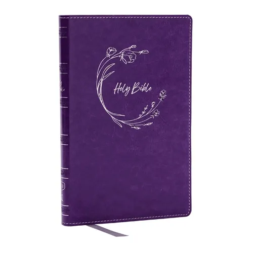 KJV Holy Bible: Ultra Thinline, Purple Leathersoft, Red Letter, Comfort Print: King James Version - Imitation Leather