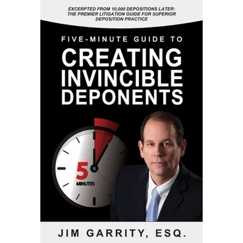 Five-Minute Guide to Creating Invincible Deponents - Paperback