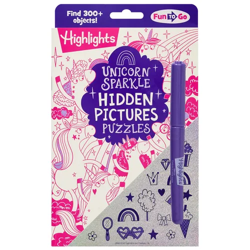 Unicorn Sparkle Hidden Pictures Puzzles: Find Over 300 Hidden Objects in This Unicorn-Themed Seek and Find Book for Kids 6 and Up - Paperback