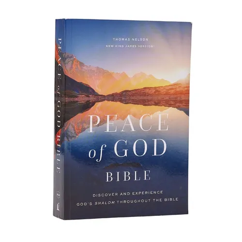Peace of God Bible: Discover and Experience God's Shalom Throughout the Bible (Nkjv, Softcover, Red Letter, Comfort Print) - Paperback