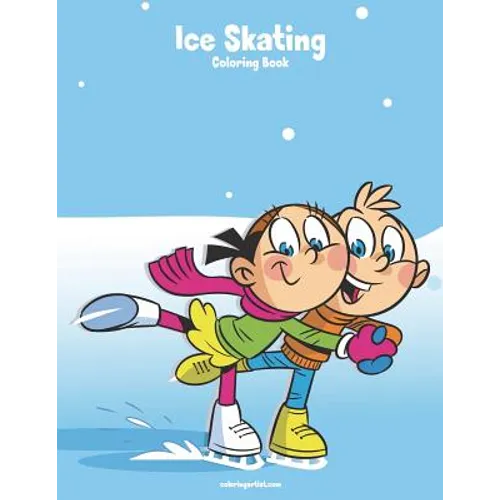 Ice Skating Coloring Book 1 - Paperback
