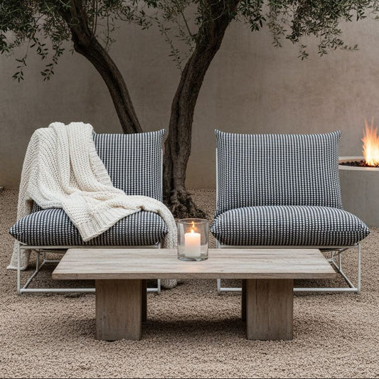 Black Vine Indoor Slipcovers, Compatible with IKEA Havsten - Made to Order