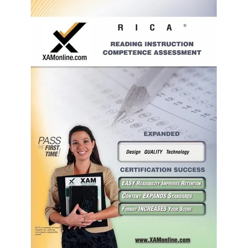 Rica Reading Instruction Competence Assessment Teacher Certification Test Prep Study Guide - Paperback