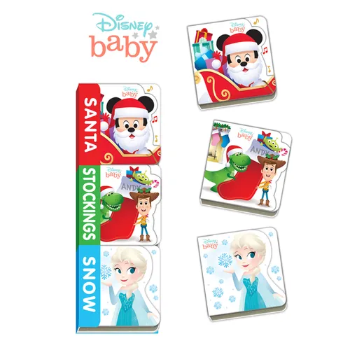 Disney Baby: Santa, Stockings, Snow - Board Book