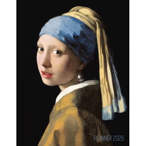 Girl With a Pearl Earring Planner 2026: Johannes Vermeer Artsy Year Agenda: January-December 12 Months Artistic Italian Renaissance Painting - Paperback