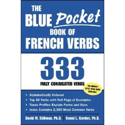 The Blue Pocket Book of French Verbs: 333 Fully Conjugated Verbs - Paperback