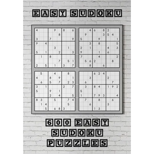 Easy Sudoku: 600 Easy Sudoku Puzzles - Paperback