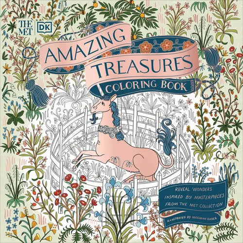 The Met Amazing Treasures Coloring Book: Reveal Wonders Inspired by Masterpieces from the Met Collection - Paperback