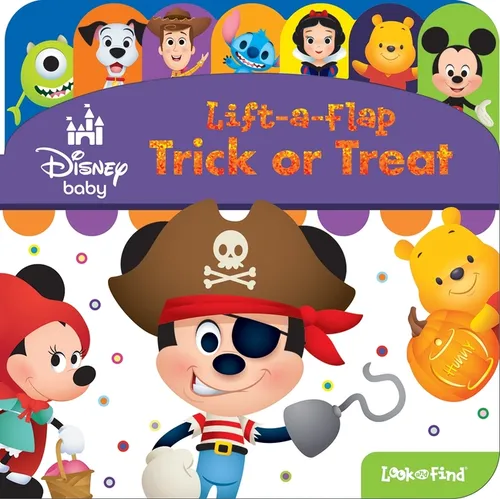 Disney Baby: Trick or Treat Lift-A-Flap Look and Find - Board Book