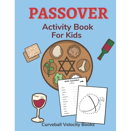 Passover Activity Book for Kids: Puzzles for Kids Aged 6-12 - Paperback