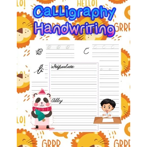 Calligraphy Handwriting: handwriting tracing workbook-handwriting practice paper for kids-handwriting practice sheets - Paperback