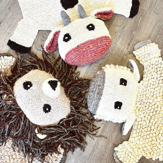Organic Wool Play Mat + Nursery Rug | Lion
