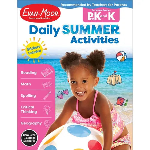 Daily Summer ACT Moving from Prek to K - Paperback