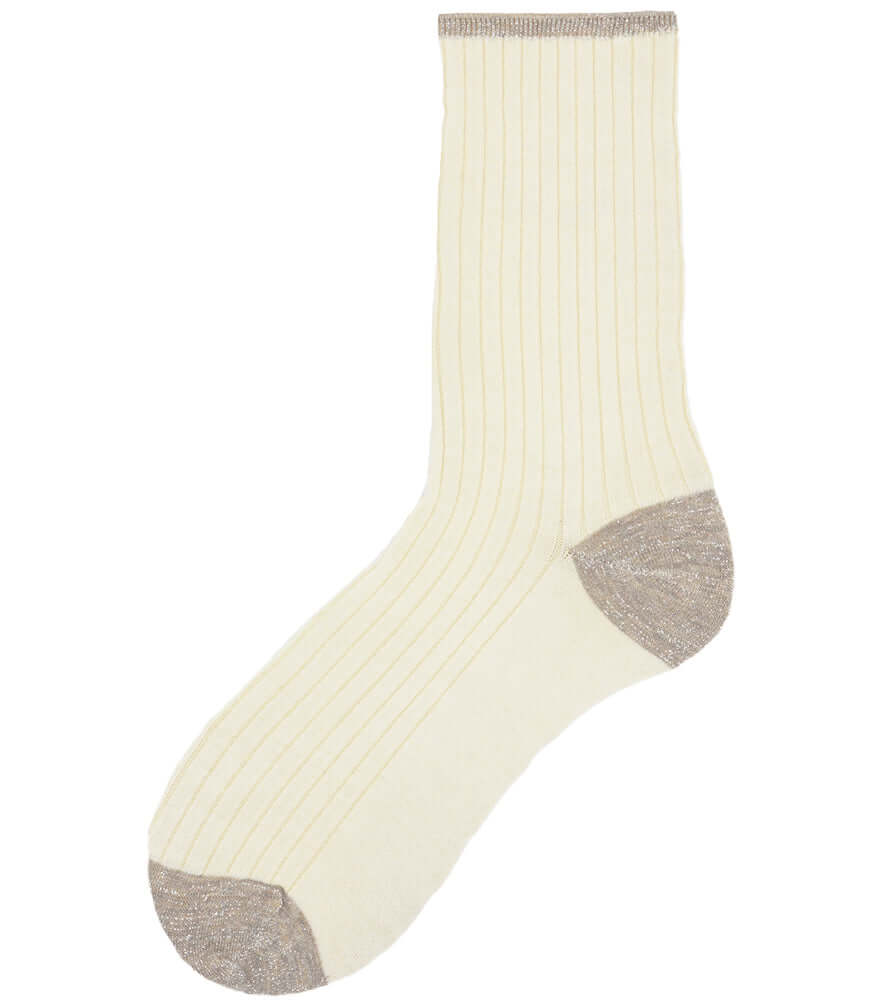 Alto Milano Ecru Donna Short Socks