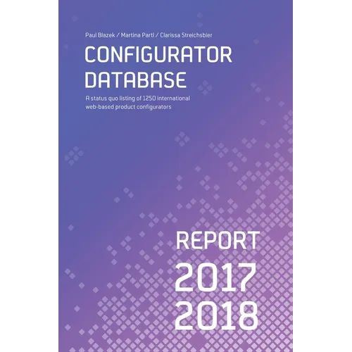 Configurator Database Report 2017/2018 - Paperback