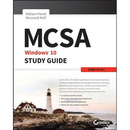 McSa Microsoft Windows 10 Study Guide: Exam 70-697 - Paperback