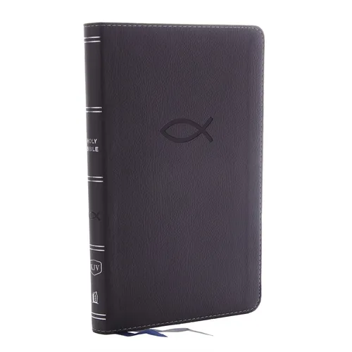 Kjv, Thinline Bible Youth Edition, Leathersoft, Gray, Red Letter Edition, Comfort Print - Imitation Leather