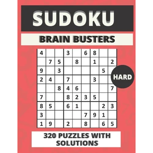 Sudoku Brain Busters: Hard Sudoku Puzzles - Paperback