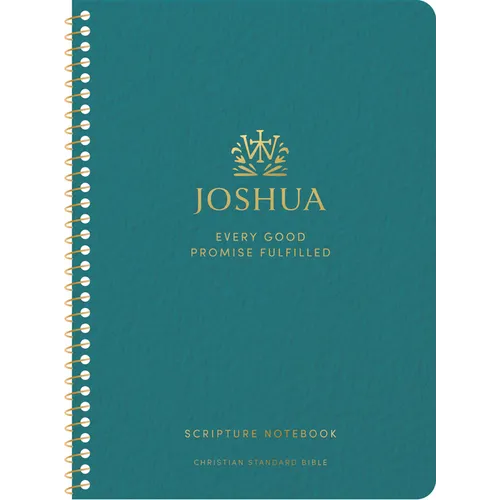 CSB Scripture Notebook, Joshua: Jen Wilkin Edition: Every Good Promise Fulfilled - Spiral