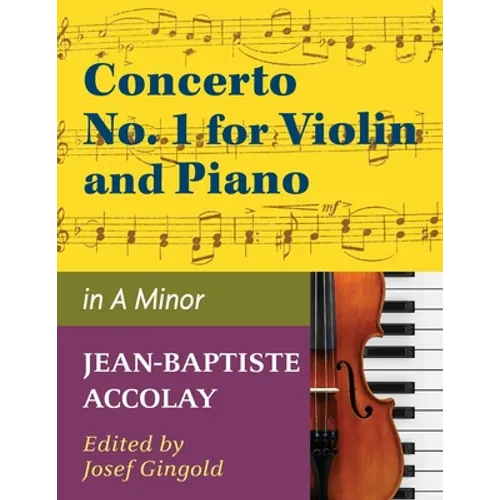Accolay, J.B. - Concerto No. 1 in a minor for Violin - Arranged by Josef Gingold - International - Paperback