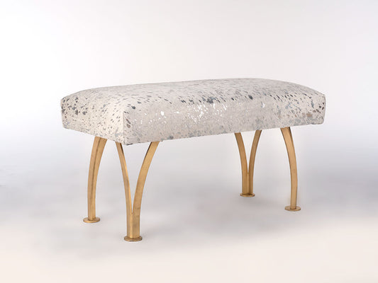 32″ Split Leg Bench (Hair on Hide)