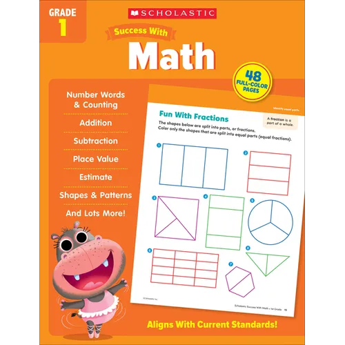 Scholastic Success with Math Grade 1 Workbook - Paperback