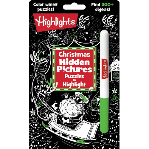 Christmas Hidden Pictures Puzzles to Highlight: Activity Book with Winter Puzzles, Over 300 Hidden Objects and Bright Highlighter Fun - Paperback