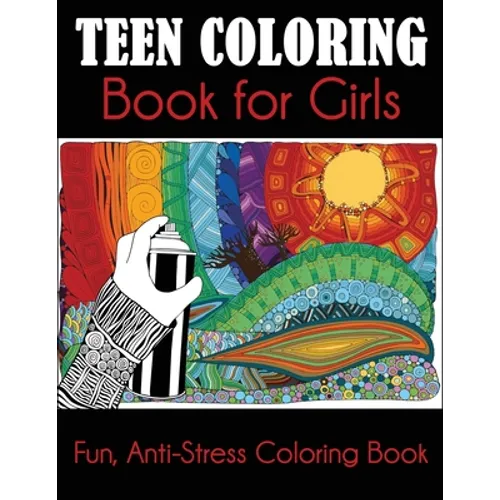 Teen Coloring Book for Girls - Paperback