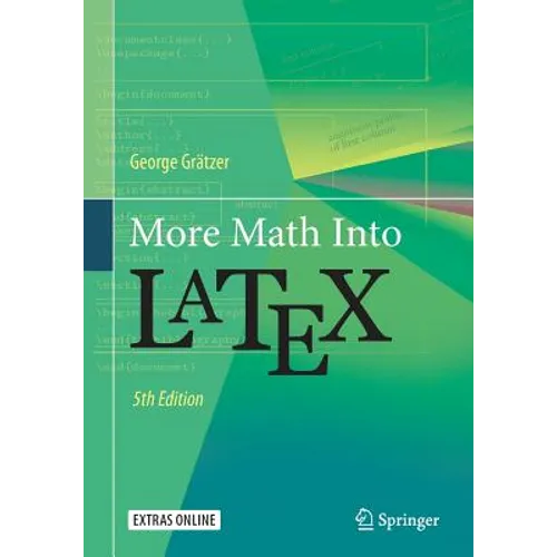 More Math Into Latex - Paperback