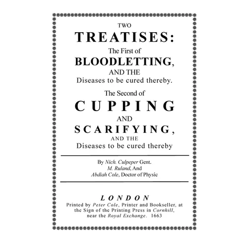 Bloodletting and Cupping - Paperback