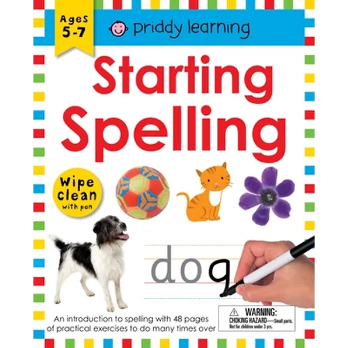 Starting Spelling (Wipe Clean Workbook): An Introduction to Spelling with 48 Pages of Practical Exercises to Do Again and Again - Spiral