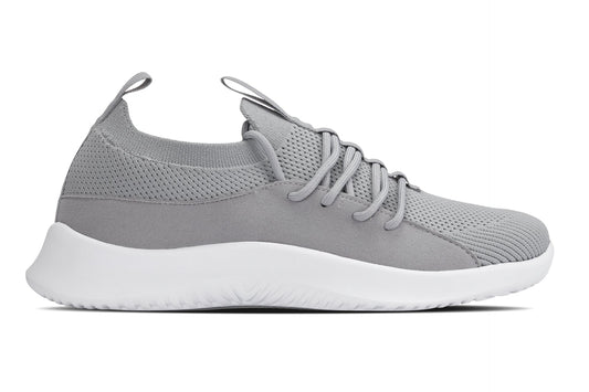 CALTO - Q134 - 2.4 Inches Taller (Light Gray/White Sole) - Ultra Lightweight Sneakers