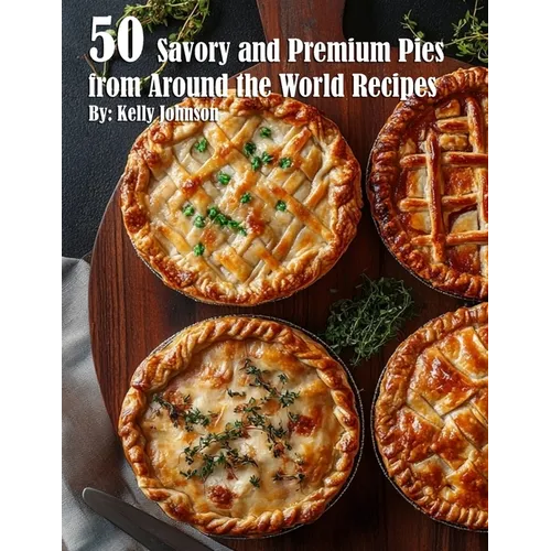 50 Savory Premium Pies from Around the World Recipes - Paperback