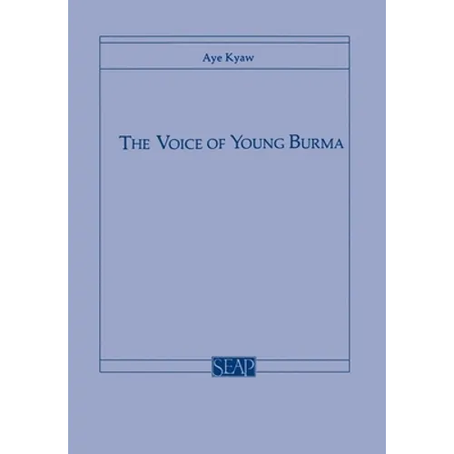 The Voice of Young Burma - Paperback
