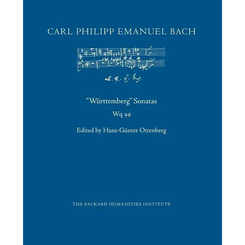 "Wuerttemberg" Sonatas, Wq 49 - Paperback