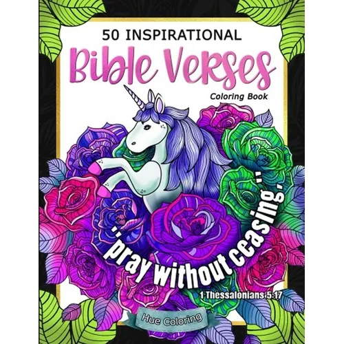 50 Inspirational Bible Verses Coloring Book - Paperback