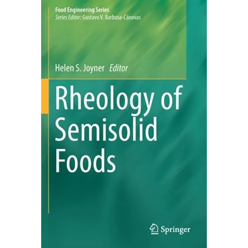 Rheology of Semisolid Foods - Paperback