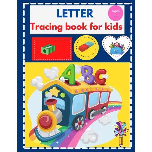 Letter Tracing book for kids: Practice Handwriting Workbook: Preschool, Kindergarten and Kids: Ages 3-5 reading and writing, free tracing shapes and - Paperback