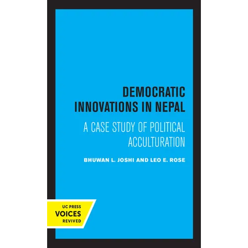 Democratic Innovations in Nepal: A Case Study of Political Acculturation - Paperback