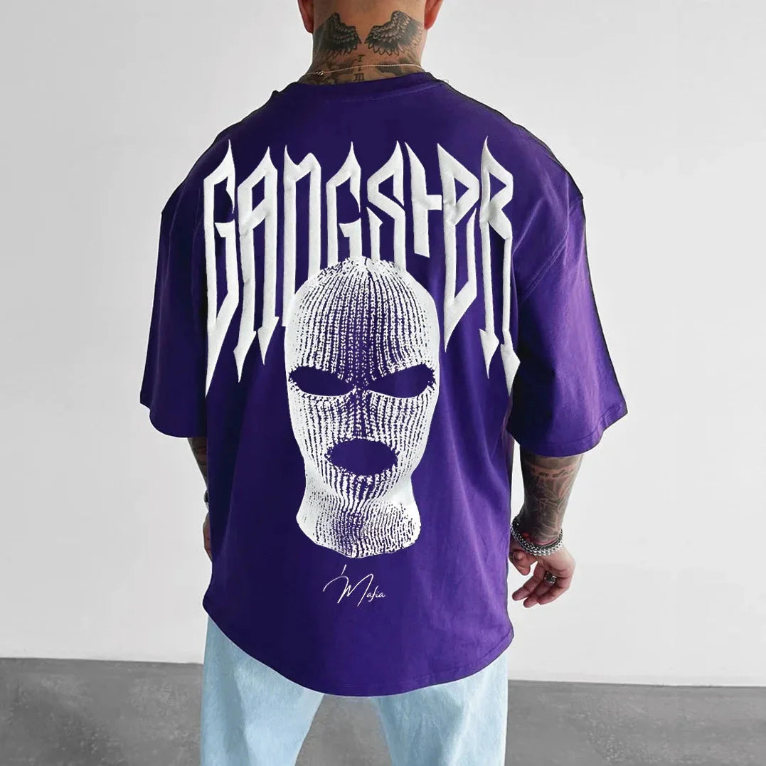 π Masked Persona Oversized Harajuku T-Shirt